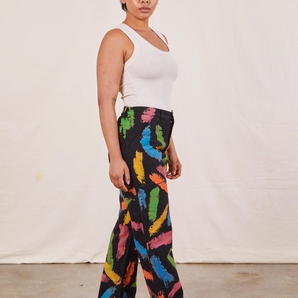 Big Bud Press hand painted work pants